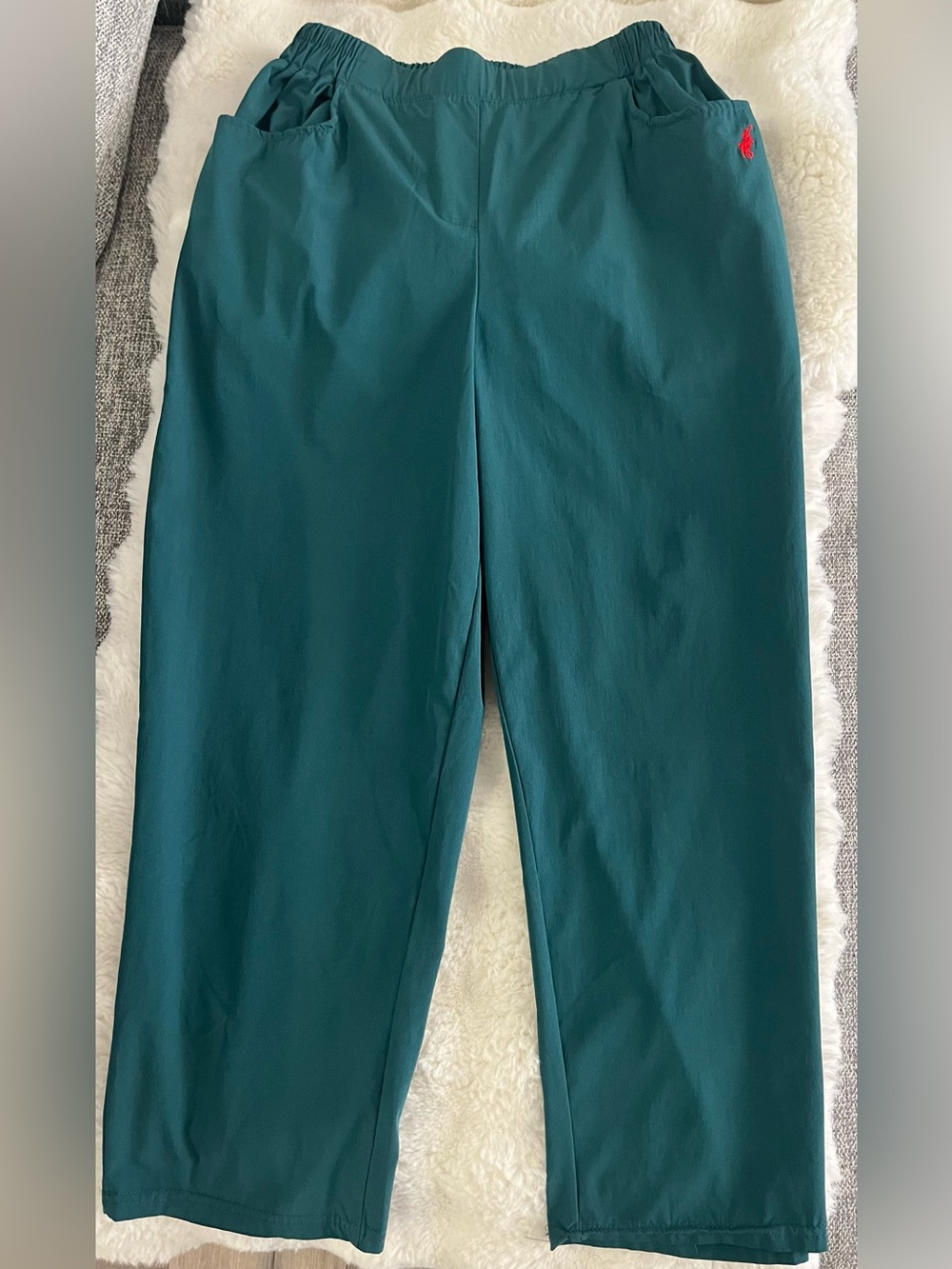 Vintage Ralph Lauren Teal Green Straight-Leg Pants